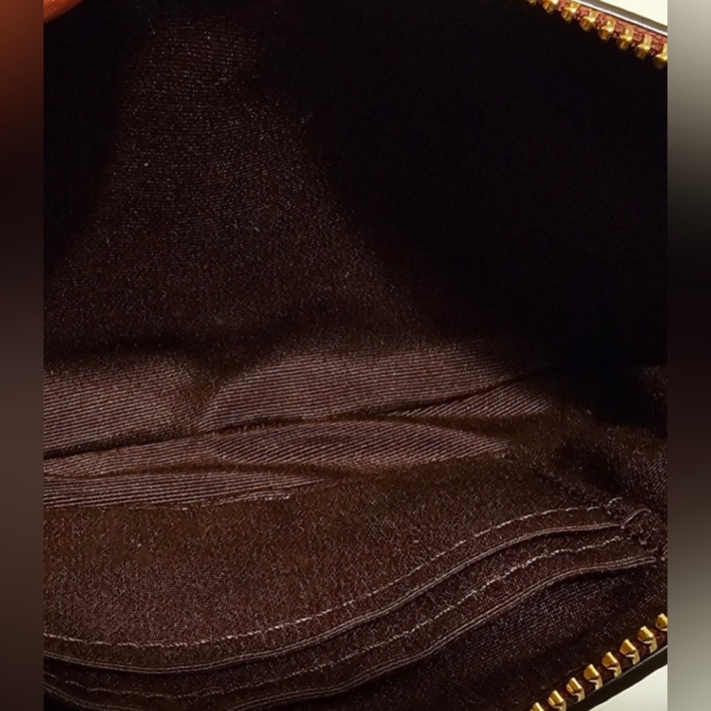 Low NWT Coach Burgundy Floral Wallet - Picture 4 of 4